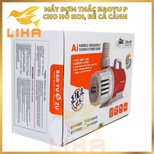 Máy Bơm Thác Baoyu Cho Hồ Koi, Bể Cá Cảnh - BY P8000 P10000 P12000 P16000 P18000 P20000 P25000