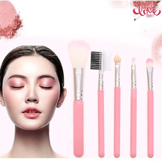 Bộ 5 cọ trang điểm chuyên nghiệp dễ sử dụng nhỏ gọn cho phấn mắt