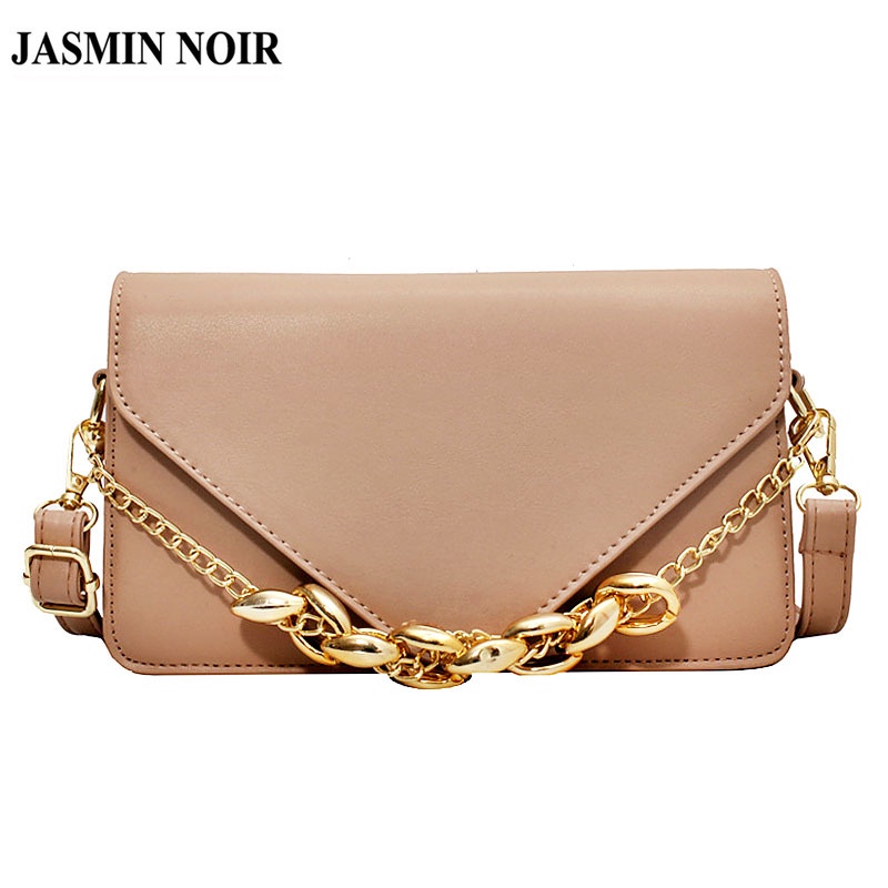 Túi Đeo JASMIN NOIR Chéo Phối Dây Xích Phong Cách Cổ Điển