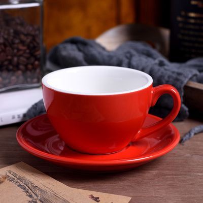 Tách Cafe Capuchino Kèm Đĩa - 220ml Nhiều Màu Gốm Sứ Cao Cấp Bát Tràng