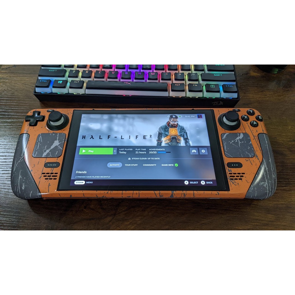 Skin decal dán Steam Deck mẫu Half-Life