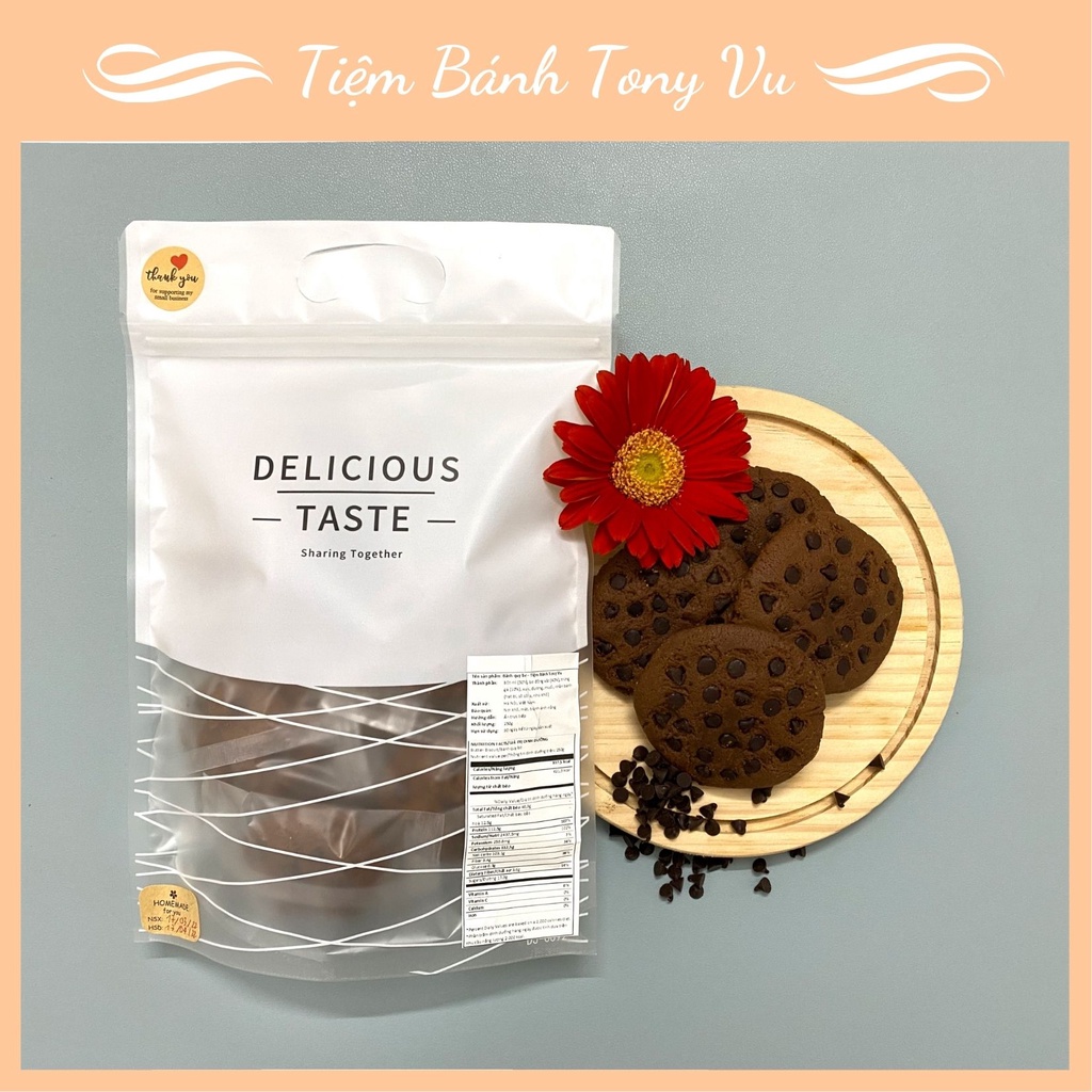 Bánh Quy Sô-cô-la Chip Ít Đường 280g - Chewy Chocolate Chip Cookies