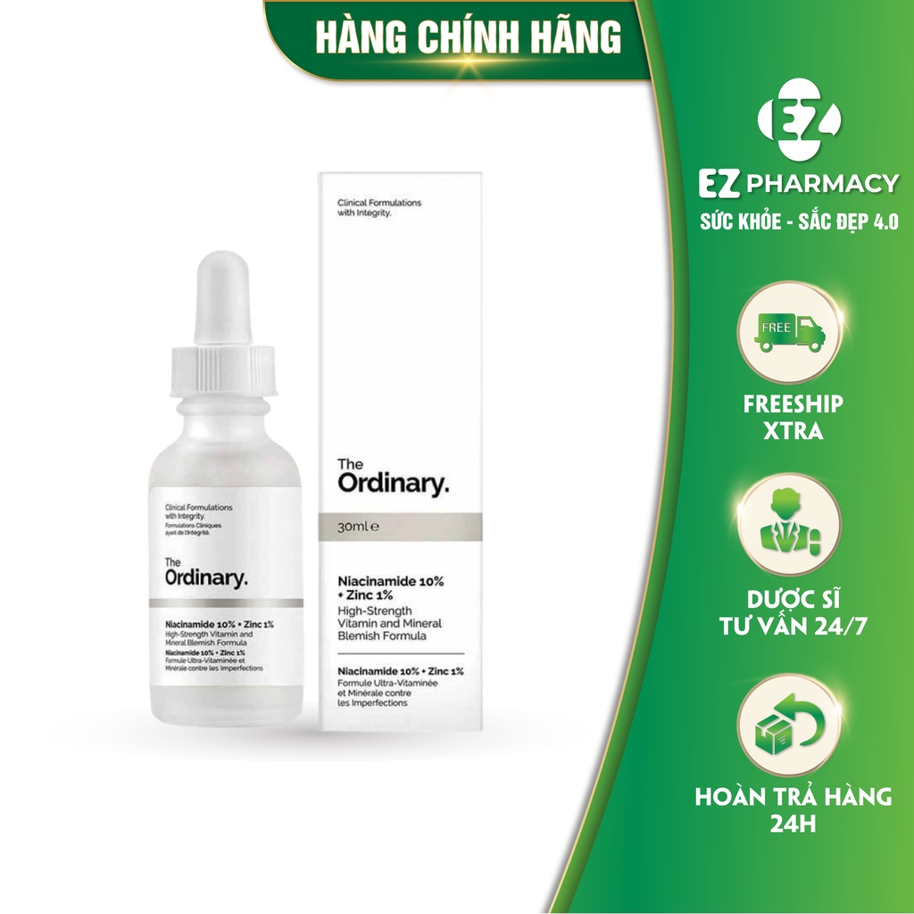 Serum The Ordinary Niacinamide 10% + Zinc 1% ( 30ml)