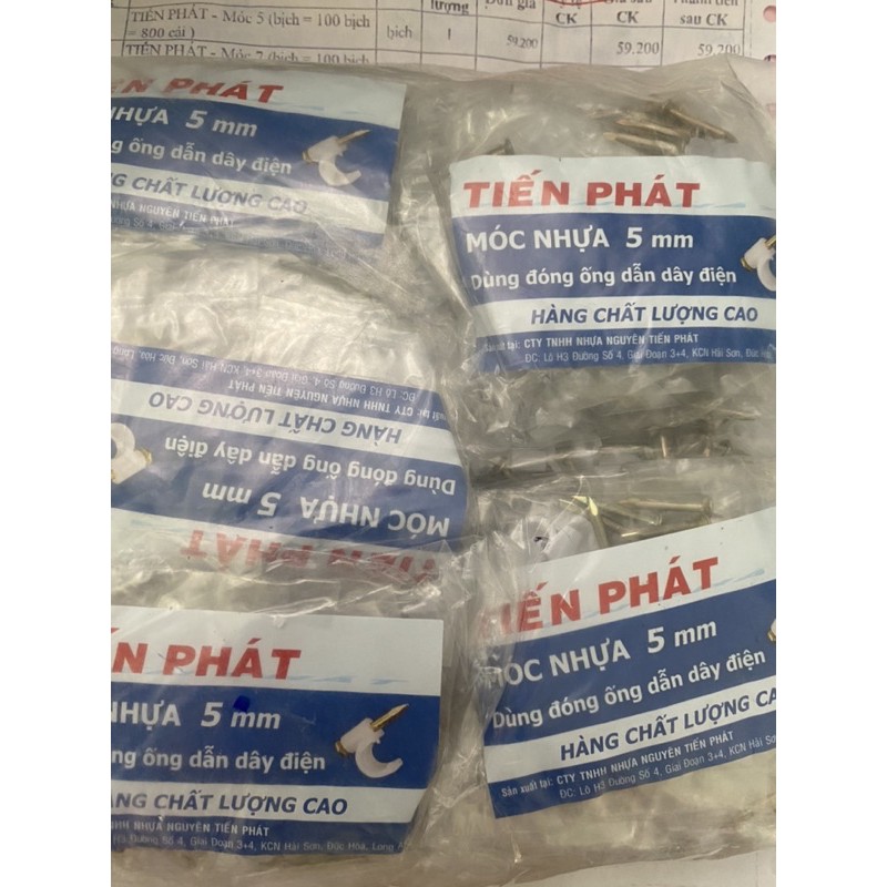 Đinh móc dây điện Tiến Phát 5mm, 7mm, 11mm, 13mm, 16mm, 21mm, 34mm- Hàng Việt Nam chất lượng cao