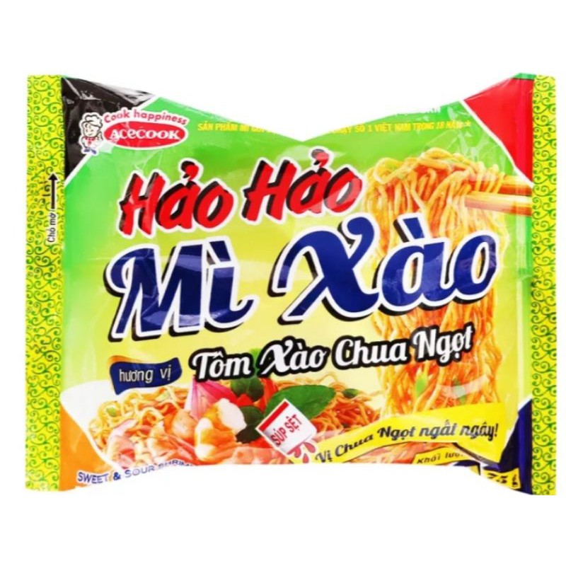 Mì HẢO HẢO XÀO KHÔ Thùng 30 gói x75g