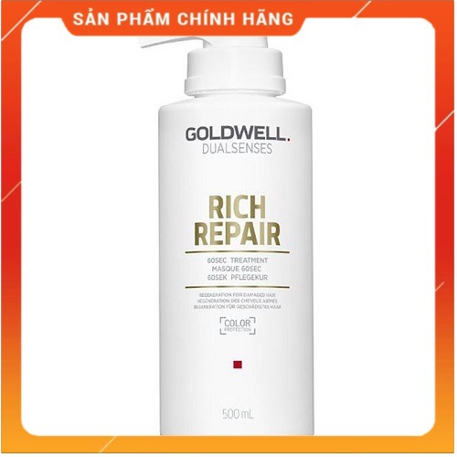 Hấp dầu 60s Goldwell Rich Repair 500ml (ĐỨC)-Mỹ phẩm tóc Kaylee