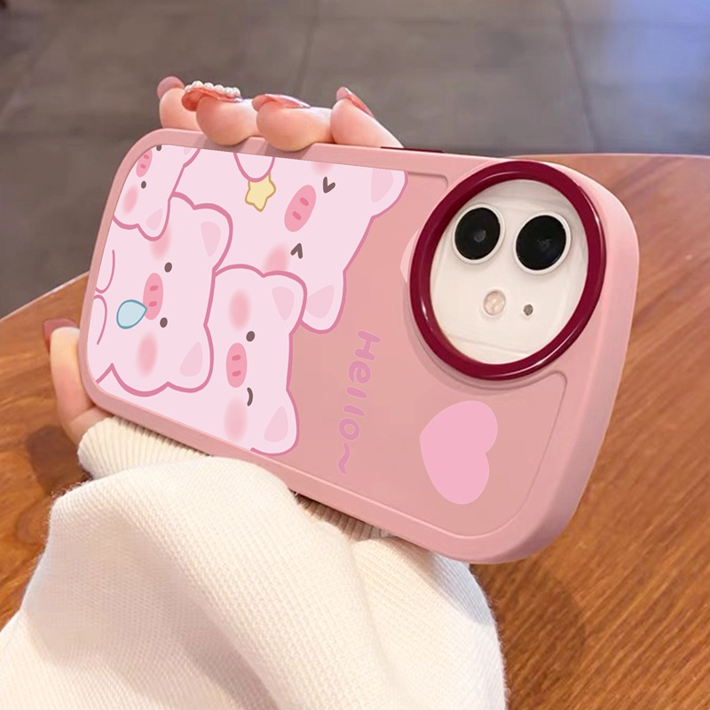 Suntaiho Ốp điện thoại tpu silicon hình ba chú lợn thích hợp cho Iphone 11 Pro Max 13 Xr Xs Max 7 8 Plus 12 Pro Max