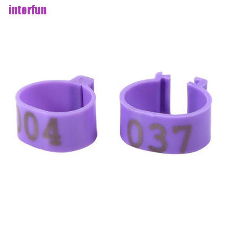 Bộ 100 Vòng Đệm Chân 16mm Chuyên Dụng Cho Gia Cầm