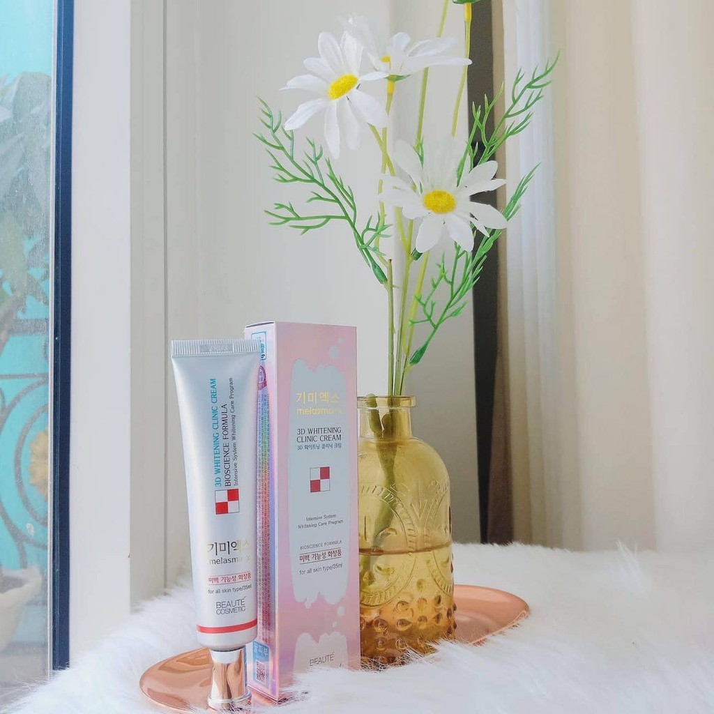 Kem dưỡng trắng mờ nám tàn nhang Melasma-X 3D Whitening Clinic