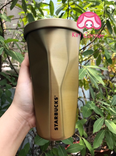 Ly giữ nhiệt STARBUCKS cầu vồng góc cạnh