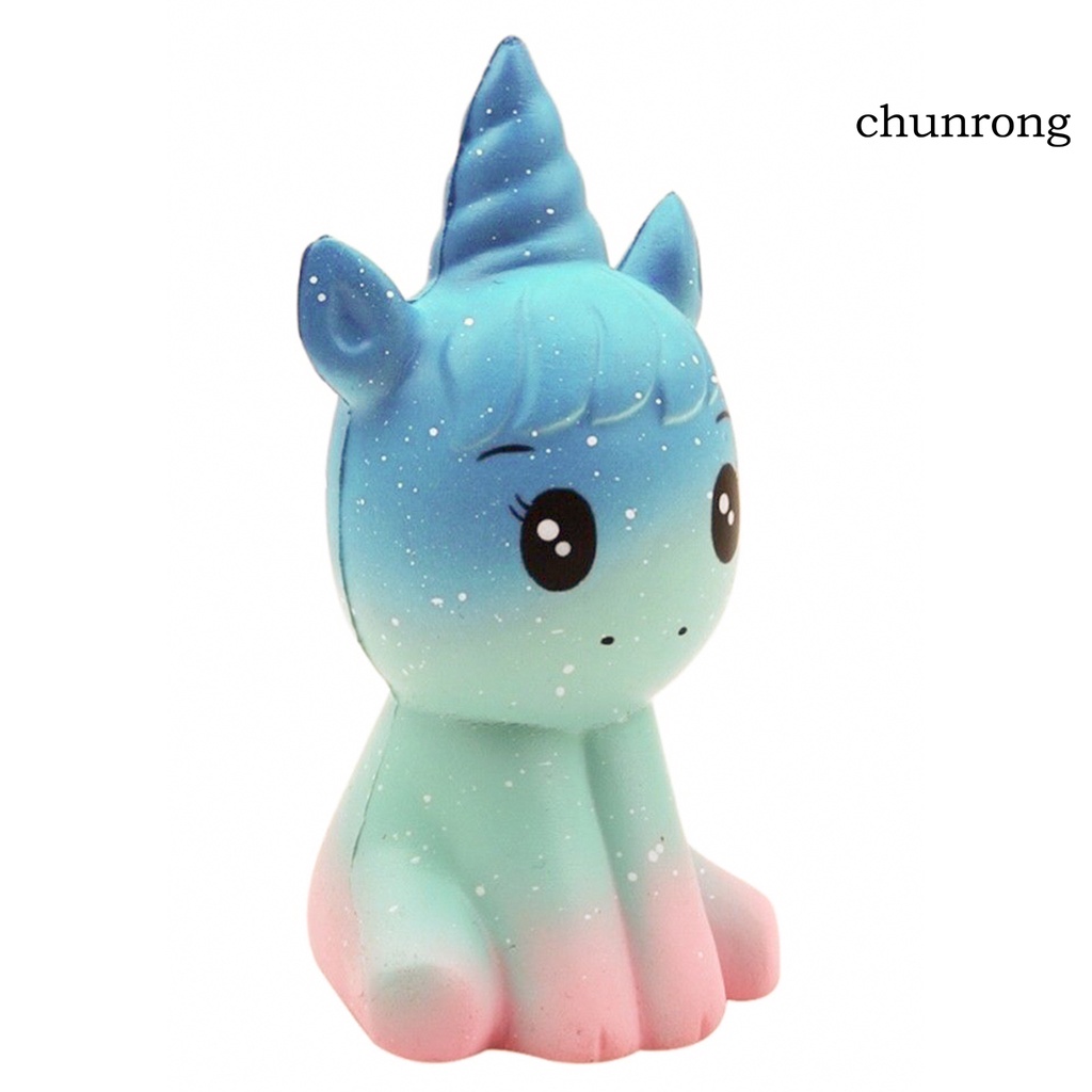 Cr Đồ chơi squishy Giảm Stress Hình Kỳ Lân Nhiều Màu Dễ Thương Cho Bé