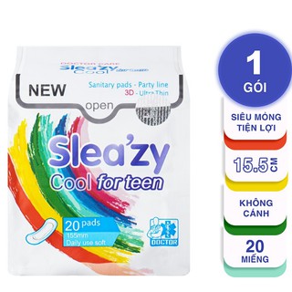 Xả hàng cực sốc bvs hàng ngày Sleazy 20 miếng