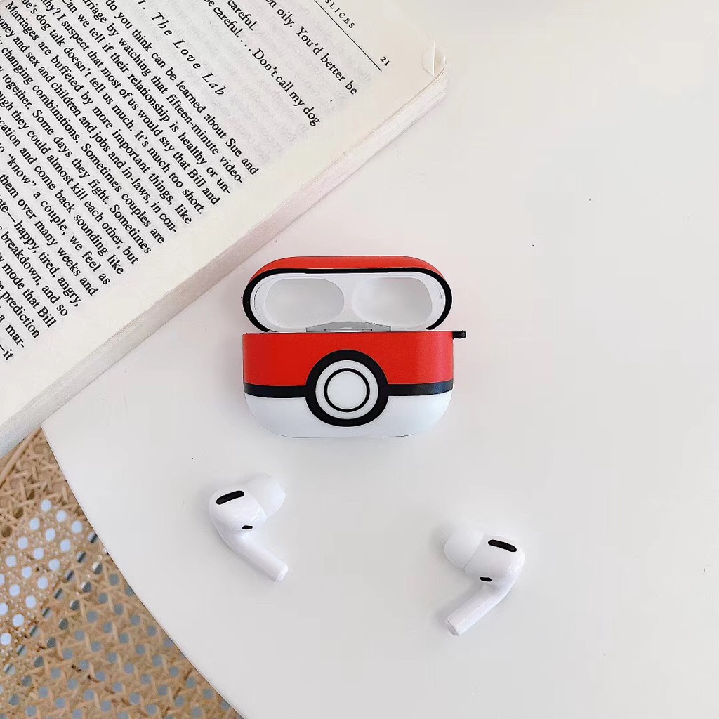 Vỏ bảo vệ hộp sạc tai nghe bluetooth không dây AirPods Pro/3 kiểu hoạt hình xinh xắn bằng tpu