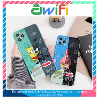 Ốp lưng iphone imd new Bọt biển Marvel 6/6plus/6s/6splus/7/7plus/8/8plus/x/xr/xs/11/12/pro/max/plus/promax - Awifi