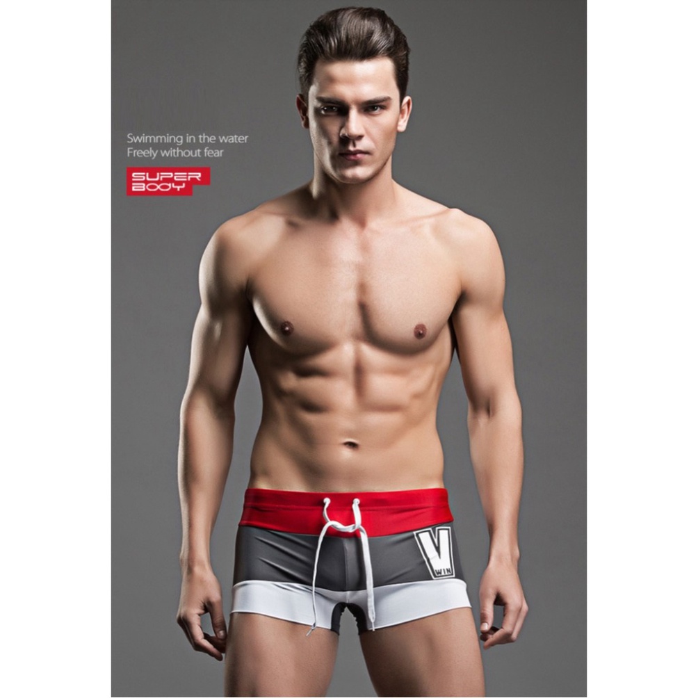 Quần bơi nam boxer Super Body 1502-ST Victory - Hàng nhập khẩu | BigBuy360 - bigbuy360.vn