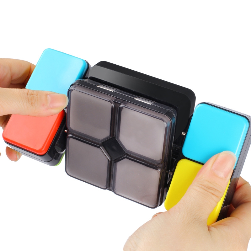 Đồ Chơi Khối Rubik Phát Sáng Nhiều Màu Và Âm Thanh