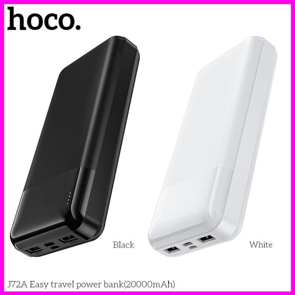 Sạc Dự Phòng Chính Hãng Hoco J72A Easy travel 20000mAh 2 cổng Input/Output.(Bảo Hành 1 Năm)