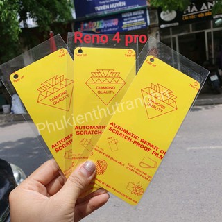 Reno 4 Pro Reno 12 Reno 12 Pro Reno 12F - Dán PPF trong suốt măt trước siêu dính - Tặng kèm miếng gạt dán