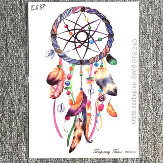 Hình Xăm Dán Dream Catcher E237