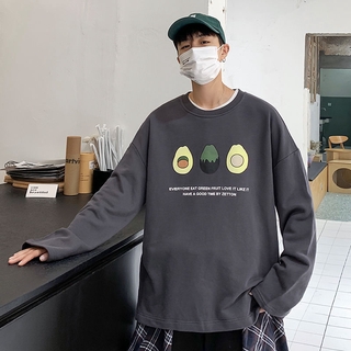 Long Sleeve T-Shirt Men's Korean Loose Top