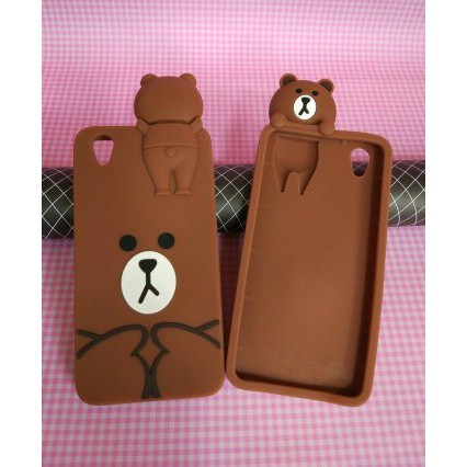 Ốp Lưng Điện Thoại Hình Gấu Brown Cony Đáng Yêu Cho Oppo F1 + F1 Iphone 5 5s Se 6 6s 6 + 6s + Samsung J1 Mini J5 J3 2015 A3 A5 2016