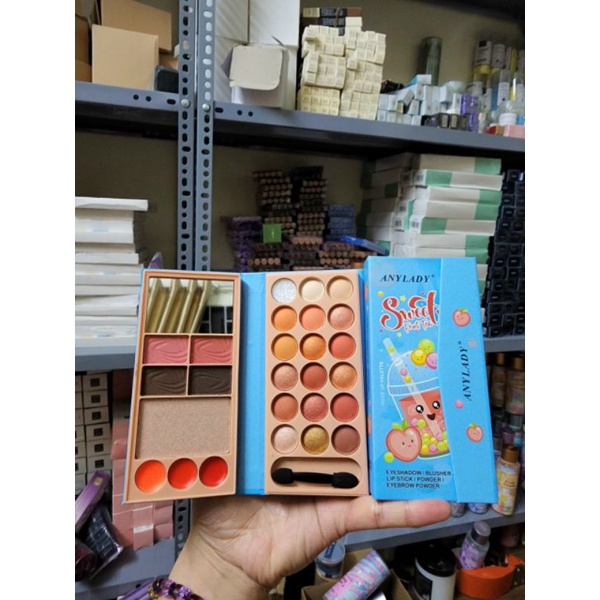 Phấn mắt bộ trang điểm bóp gài mùi cam andy lady
