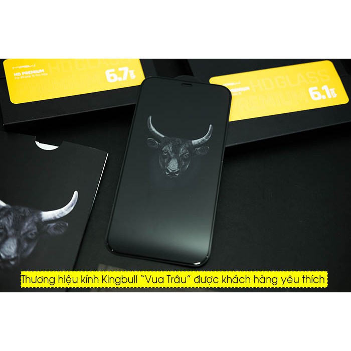 Kính cường lực iPhone 12 Pro Max / 12 / 12 Pro / 12 Mini MiPow Kingbull HD Premium - BJ211S (Silk) - Hàng Chính Hãng