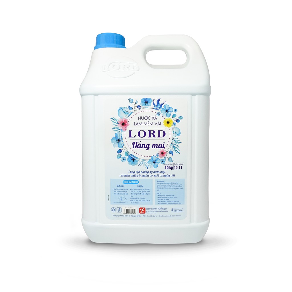 NƯỚC XẢ VẢI LORD HƯƠNG NẮNG MAI 10 KG