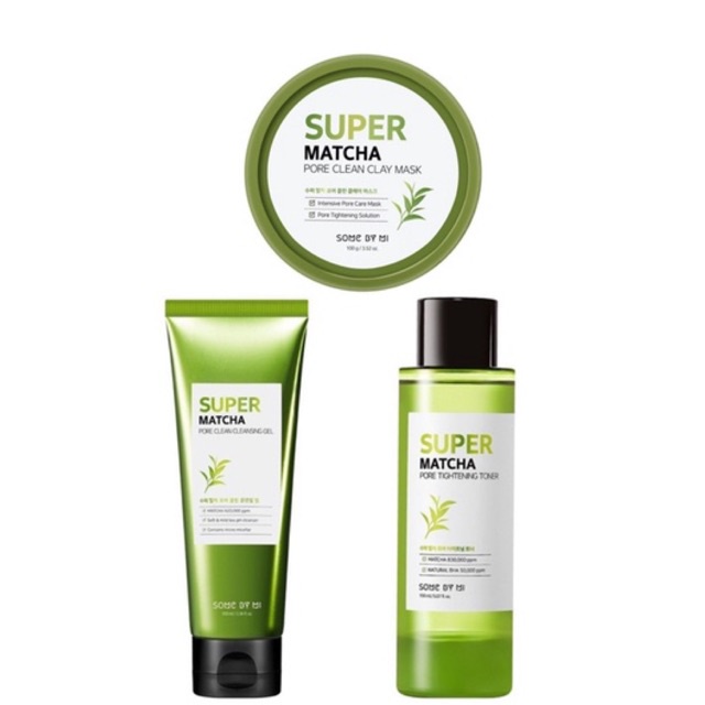 Bộ 3 Sản Phẩm Se Khít Lỗ Chân Lông Some By Mi Super Matcha Fullsize