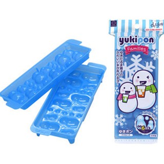 Khay đá viên gia đình người tuyết