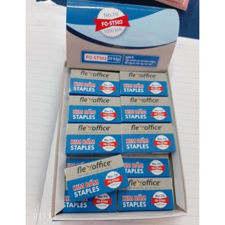 Hộp 20 hộp kim bấm số 10 oflexoffice - Khách sỉ ib