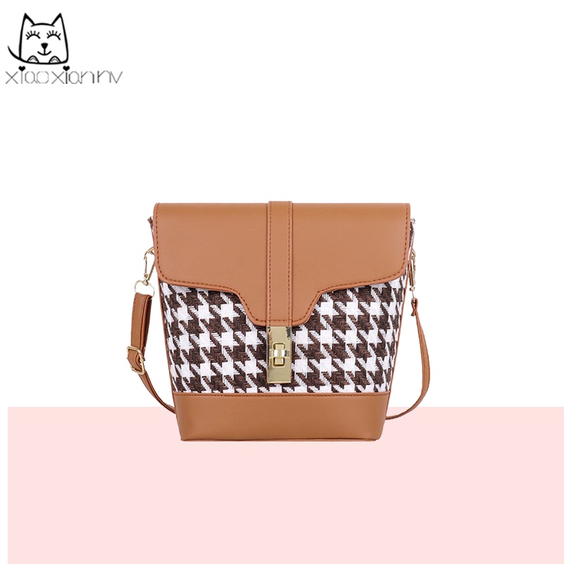 Túi đeo chéo vai thời trang phong cách Retro đơn giản 2021