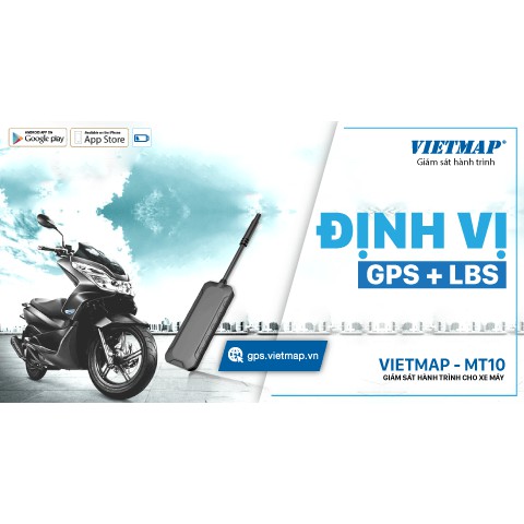 Thiết bị định vị xe máy GPS Tracker VietMap MT10 giám sát hành trình xe