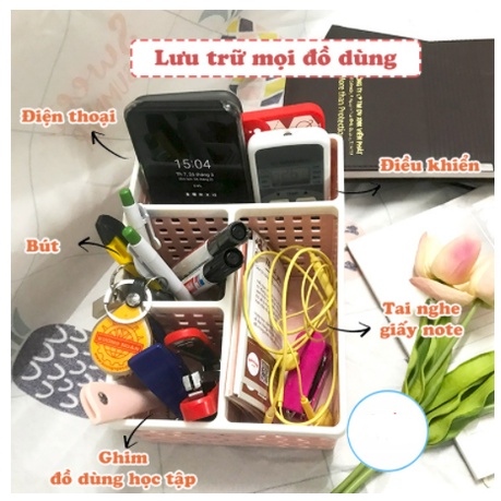 Khay nhựa tiện ích 4 ngăn Việt Nhật MS-5688