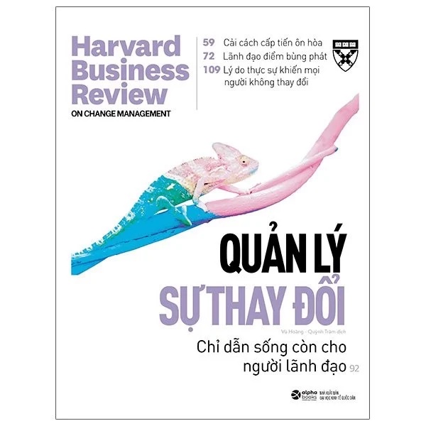 Sách - Harvard Business Review - On Change Management - Quản Lý Sự Thay Đổi - 8935251404319