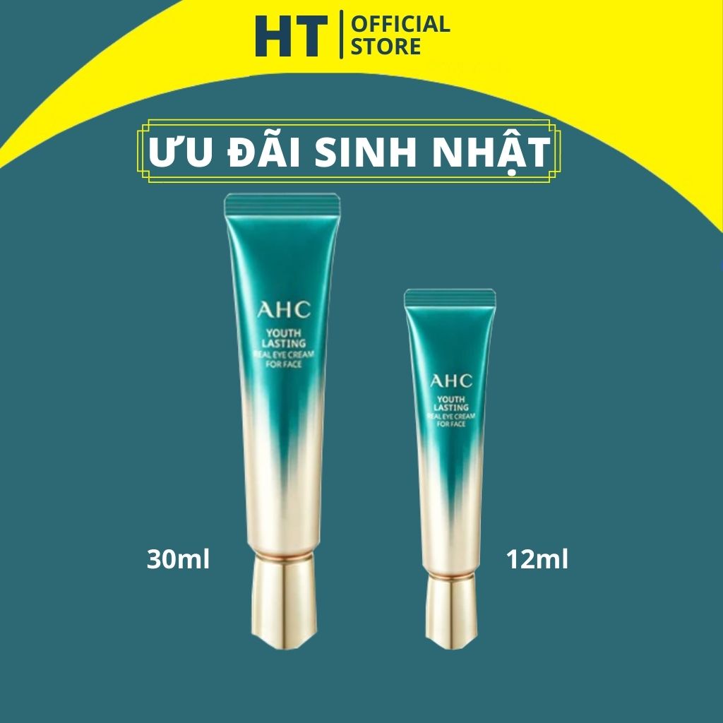 Kem Dưỡng Mắt AHC Ageless Real Eye Cream For Face Hàn Quốc 12