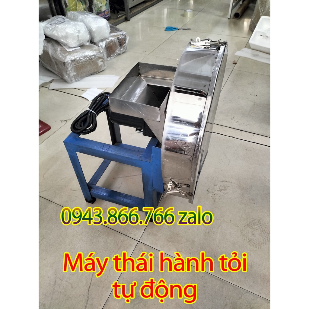 Máy thái hành tỏi bằng điện-Tấn Phát , nhanh gọn , tiện lợi , BH 6 Tháng