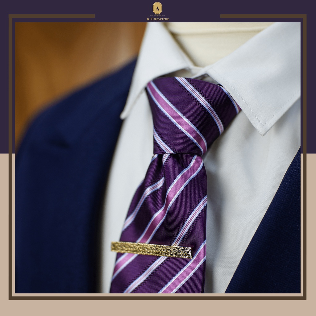 Tổng Hợp Cà Vạt 8cm Basic - Chất Liệu Poly Silk