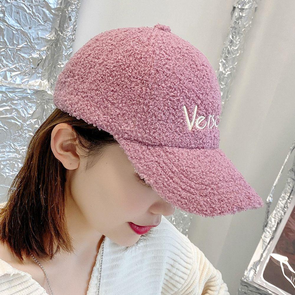 TWINKLE Mũ Len Lông Cừu Thêu Chữ Phong Cách Thời Trang Hàn Quốc Dành Cho Nữ