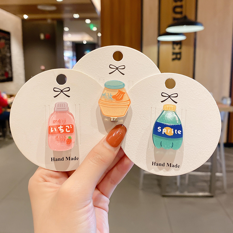 Kẹp tóc đơn giản phong cách Hàn Quốc thời trang dành cho bé gái