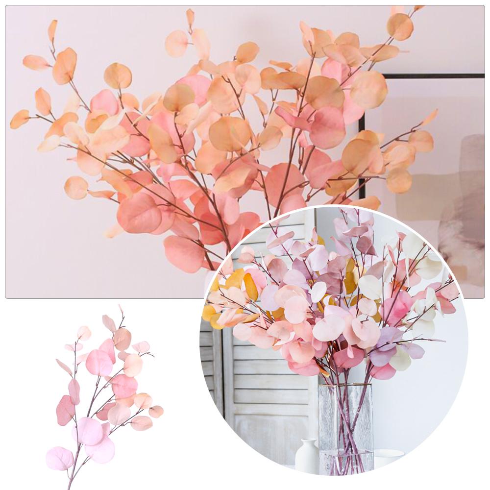 Cành Cây Bạch Đàn Nhân Tạo Bằng Nhựa Dùng Trang Trí Nhà Cửa / Tiệc Cưới