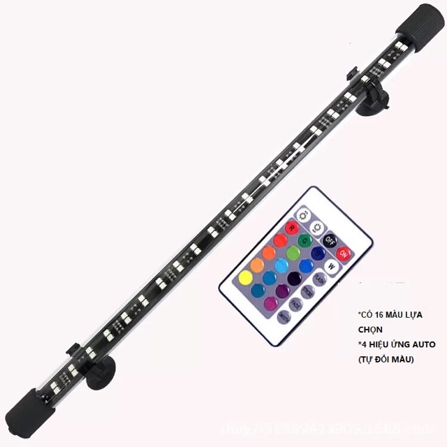 Đèn led remote đổi màu cho hồ cá 55cm-95cm