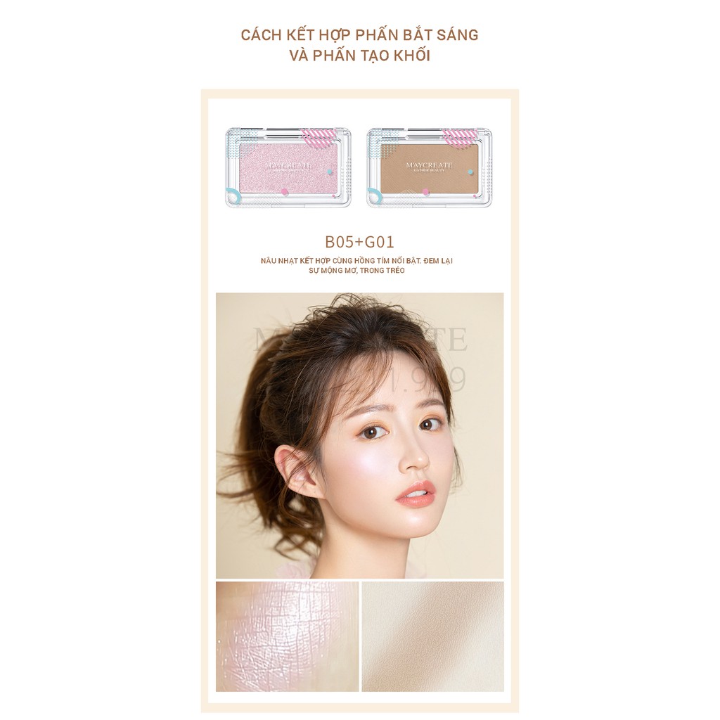 Phấn bắt sáng lấp lánh Maycreate highlighter Nội Địa Trung