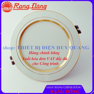 ĐÈN LED ÂM TRẦN ĐỔI MÀU RẠNG ĐÔNG 7W, 9W VIỀN ÁNH VÀNG, BẠC