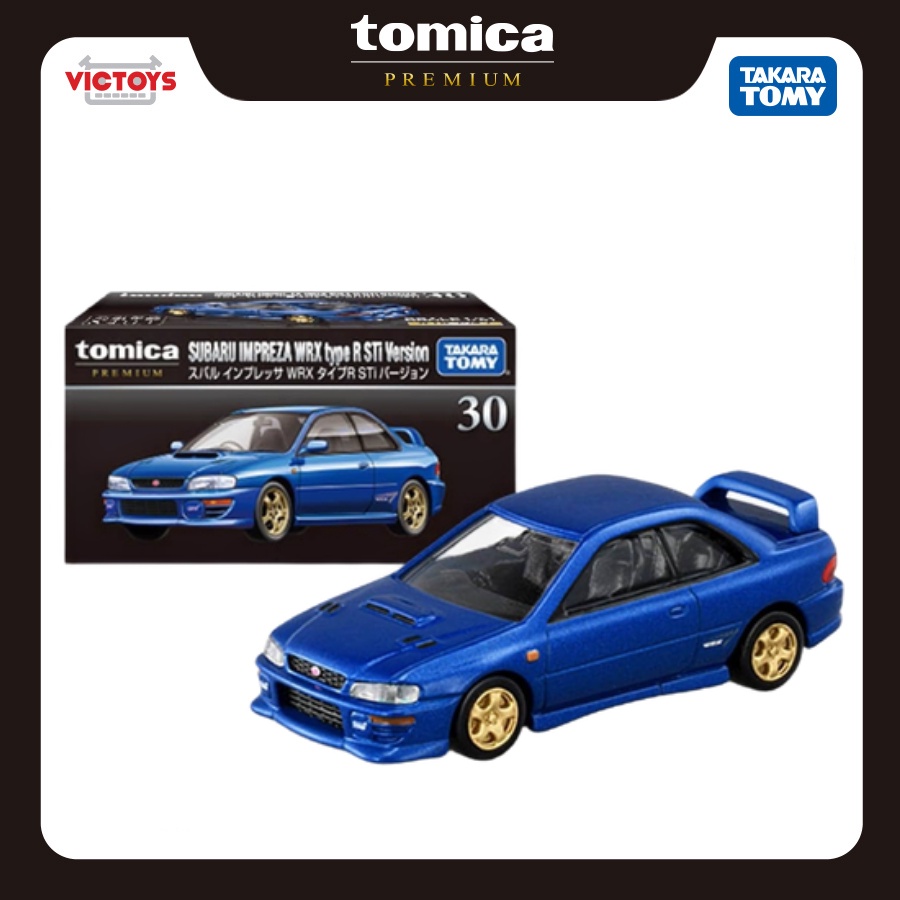 Xe mô hình Tomica Premium No.30 Subaru Impreza WRX TypeR STi Version 270751 Fullbox Chính Hãng Takara Tomy - Victoys