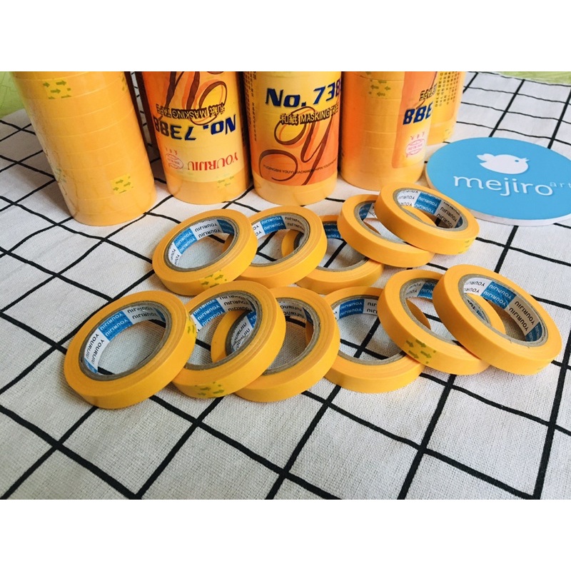 Keo chặn màu bề ngang 1cmx12m chiều dài