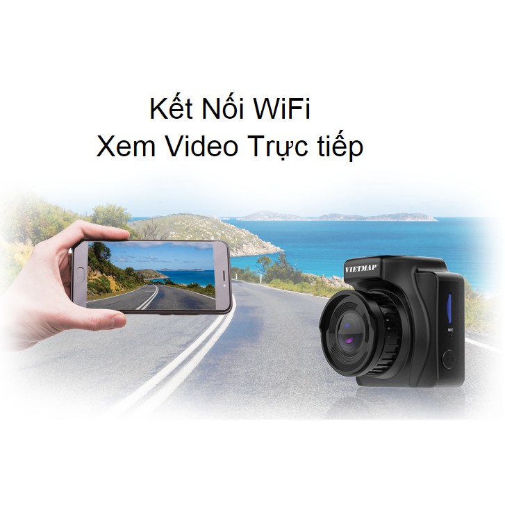 Camera hành trình Vietmap IR23 hồng ngoại | GPS + Kèm thẻ Nhớ- Hãng phân phối chính thức