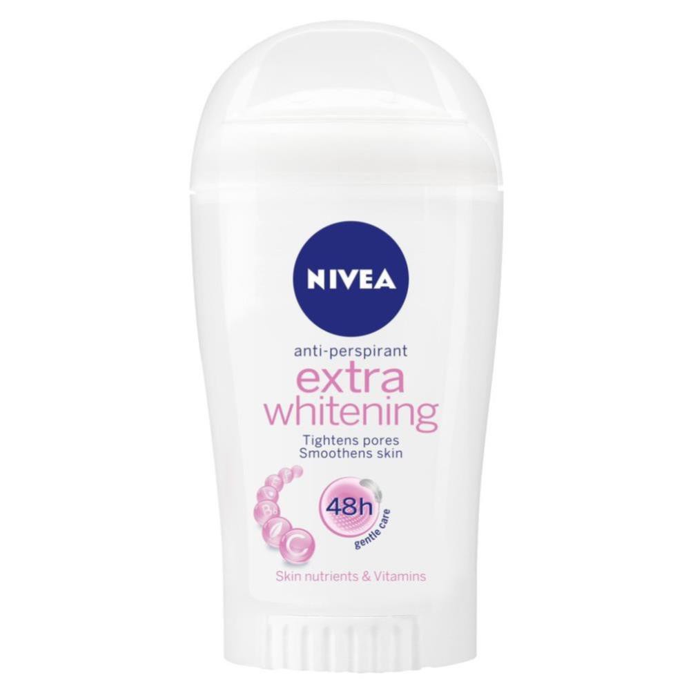 Sáp ngăn mùi NIVEA Extra Whitening trắng mịn mờ vết thâm (40ml