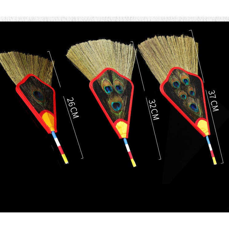 Quạt lông công Tây Tạng - Pháp khí Mật Tông - Phật giáo Tây Tạng