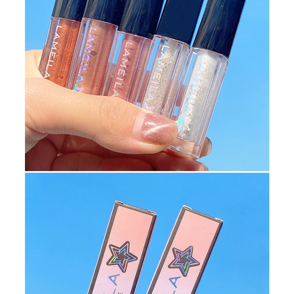 [Hàng mới về] Nhũ Mắt Màu Lấp Lánh Lameila Trang Điểm Lâu Trôi | BigBuy360 - bigbuy360.vn